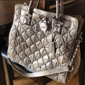 Michael Kors Hamilton Tote, Quilt Studded Design